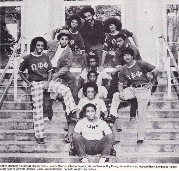 Theta Zeta Chapter of Omega Psi Phi (East Tennessee State University) 1973-74
