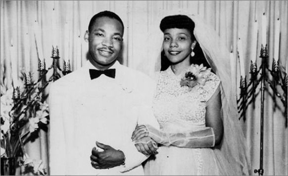 Dr. MLK Jr., married his wife Corretta Scott King in 1953, just a year after crossing Alpha. 