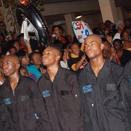 Picture of King Bach probating at Florida State