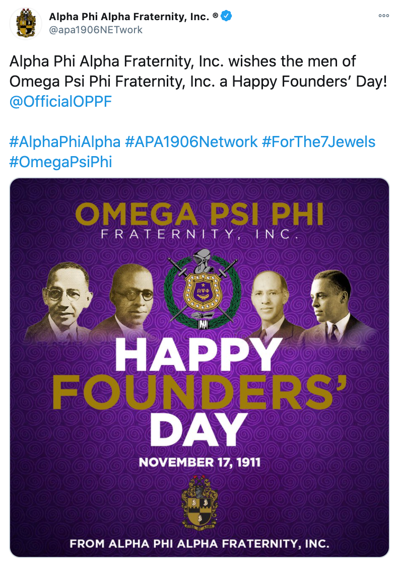 Omega Psi Phi Celebrates Its 109th Founders' Day Watch The Yard